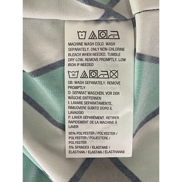 Susan Graver Poncho Kaftan Kimono Top Size XL Bright Colorful Geometric Relaxed‎ - Picture 10 of 11